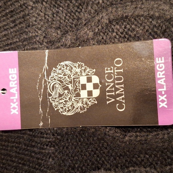 Z  Vince Camuto solid black 3/4 sleeve plus size pullover sweater XXL NWT - Picture 3 of 7